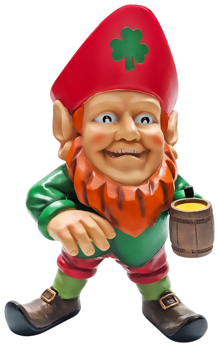 Clurichaun figurine with mug of gold