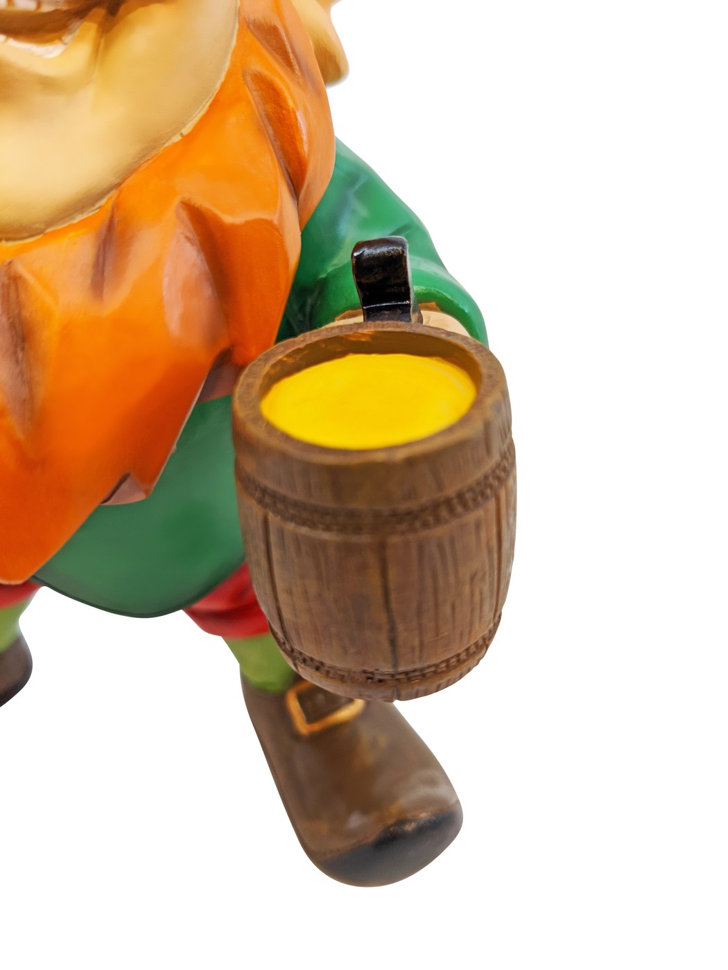 Clurichaun mug of gold close-up