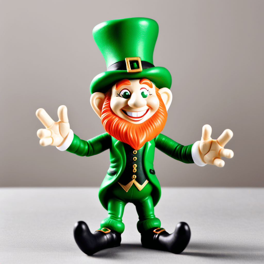 Leprechaun figurine, cutout
