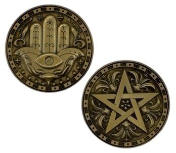 Mystical Power Coin, cutout